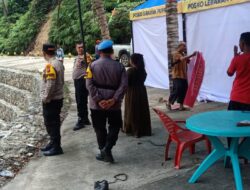 Kapolres Kuansing Lakukan Pengecekan Pos Pelayanan Operasi Ketupat Lancang Kuning 2024