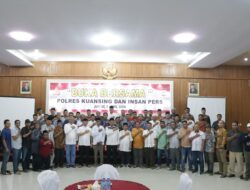 Membangun Kemitraan Yang Solid, Kapolres Kuansing Dan Insan Pers Buka Puasa Bersama