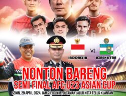 Kapolres Kuansing Ajak Masyarakat Nobar Semi Final AFC U-23, Kapolres : Mari Kita Dukung Timnas Indonesia