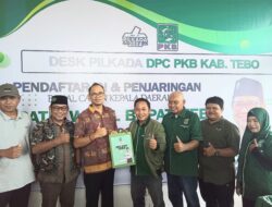 Afriansyah Siap Maju Bacalon Bupati Tebo,, Kembalikan Formulir Pendaftaran Ke PKB