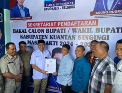 Partai Demokrat Kuansing Jadi Rebutan, Bupati dan Ketua DPRD Kuansing Ikut Ambil Formulir Pendaftaran.