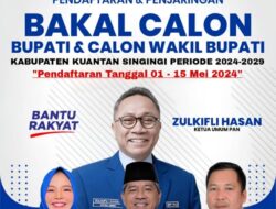 Beri Peluang Untuk Putra-Putri Daerah, DPD PAN Kuansing Resmi Buka Pendaftaran Dan Penjaringan Calon Kepala Daerah