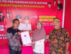 Semangat Baru Dalam Berkarya, Rangga Gautama Mantapkan Diri Daftar Bakal Calon Wakil Walikota Batam 2024 Melalui PDI – P