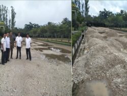 Terima Laporan Warga Terkait Jalan Lingkungan Mesjid Agung Ar-Raudhah, PUPR Langsung Turlap
