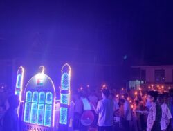 Semarak Hari Raya Idul Adha 1445 H Pemdes Simandolak Adakan Lomba Takbiran Keliling Antar Surau