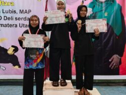 Ukir Prestasi, Putri Asal Rokan Hilir Syarifah Julisa Raih Juara I Open Turnamen IPSI PST di Deli Serdang