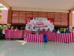 SMPN 2 Balongbendo Ciptakan Maha Karya Kalipena Shibori Dengan Beragam, Peringati HUT RI Ke- 79