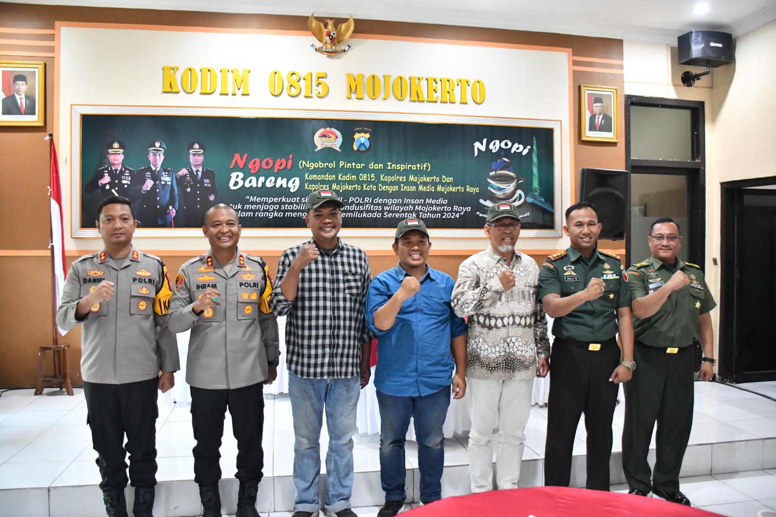 Dalam Rangka Pemilukada 2024, Komandan Kodim 0815 Letnan Kolonel Inf. Rully Noriza, SIP., MIP., Berpesan Ciptakan Kebhinekaan