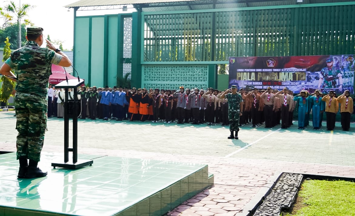 Semarak HUT TNI ke- 79, 94 Tim ikuti Lomba PBB Piala Panglima TNI di Kodim Bojonegoro