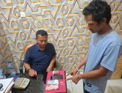 Polsek Singingi Hilir Tangkap Pengedar Narkotika Jenis Sabu di Desa Bukit Raya