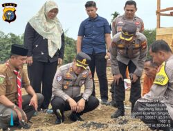 Kapolres Kuansing Tinjau Kesiapan Lahan Penanaman Jagung Serentak Program Ketahanan Pangan Polri