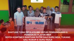 PT Green Palma Riau Jaya Salurkan Bantuan Rp15,4 Juta untuk Pembangunan MDA dan Gaji Guru Ngaji di Kampar
