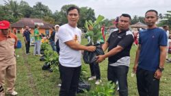 Warga Singingi Hilir Meriahkan Senam Bersama dan Pembagian Doorprize Dalam Rangka HUT Kuansing ke-26