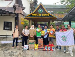 BEM Fakultas Hukum Unilak Serahkan Hasil Donasi untuk Korban Bencana Sumatra