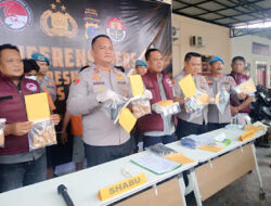 Satres Narkoba Polres Batu Bara Gulung Sindikat Peredaran Narkoba 1,71 Kg Amankan Tiga Tersangka.