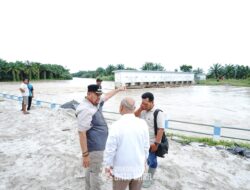 Bupati Batu Bara Bersama DPRD Provinsi Tinjau Bendung Sei Dalu-Dalu.