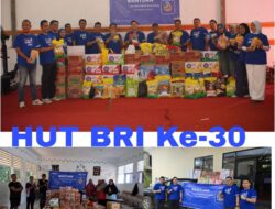 Rayakan HUT BRI ke-130, Insan Brilian BRI Rimbo Bujang Salurkan Bantuan Langsung bagi Korban Banjir Sumbar dengan Tema Teras Rakyat BRI Peduli Sumatra