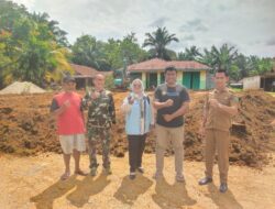 Seterilisassi pembangunan Gedung koperasi Desa Merah Putih (KDMk) di Desa Perintis Rimbo Bujang Kabupaten Tebo