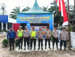 Sipropam Polres Batu Bara Lakukan Pengecekan Personel Pos Pam 2 Sei Bejangkar