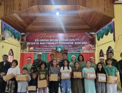 Satgas Gulbencal Kodim 0211/Tapanuli Tengah Rayakan Natal Bersama Masyarakat Sipange