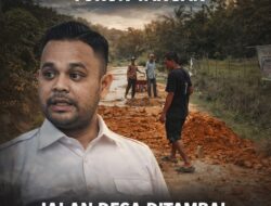 Saat Negara Diam, Aktivis Bergerak: Perbriyan Winaldi Timbun Jalan Rusak Kampar Pakai Uang Pribadi