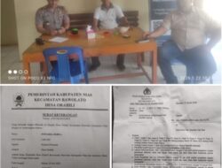 Fonahia Angkat Jempol, Apresiasi Kapolsek Bawolato Yang Baru. Penanganan Surat Kematian Dari Kades Orahili