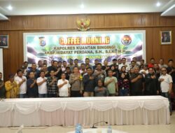Coffee Morning Kapolres Kuansing Bersama Rekan Media, Perkuat Sinergi Jaga Kamtibmas