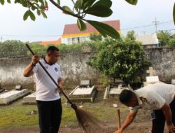 Sambut Ramadhan 1447 H, Lapas Sidoarjo Gelar Kerja Bakti Bersihkan Makam Umum Magersari