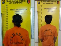 Gerak Cepat Polsek Kuantan Mudik Ungkap Kasus Pengeroyokan dan Penusukan di Bukit Betabuh