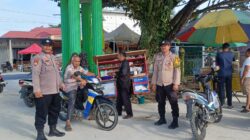 Polsek Singingi Hilir Beserta Polsek Jajaran Polres Kuansing Amankan Pasar Ramadhan, Masyarakat Merasa Aman Berbelanja