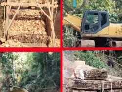 Ditemui Aktivitas PETI dan Ilog di  Kawasan HPT  Kuansing dari Penelusuran Awak Media dan Tim 