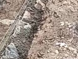 Diduga Proyek Siluman, Pembangunan Talut di Simpang Tiga Bungin Tanpa Papan Informasi