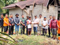 Sinergitas Forkopimcam Benai Tunjukkan Respon Cepat Evakuasi Pohon Tumbang