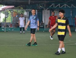 Polres Kuansing Pererat Sinergi dengan Generasi Muda Lewat Fun Match Futsal