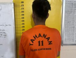 Digerebek di Rumah, Pengedar Sabu di Pulau Binjai Dibekuk Polsek Kuantan Mudik