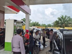 Antisipasi Kemacetan dan Penyalahgunaan BBM, Polres Kuantan Singingi Intensifkan Patroli dan Pengamanan SPBU