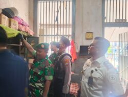 Sinergitas TNI – Polri : Lapas Kelas II A Sidoarjo Gelar Razia Halinar 