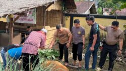 Polsek Kuantan Hilir Gelar Penyembelihan Qurban, Tebar Kepedulian di Idul Adha