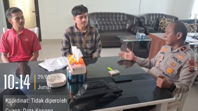 Kapolsek Kampar Kiri Sambut Hangat Koordinasi Tim JNT Express, Bahas Laporan Dugaan Penggelapan Dana