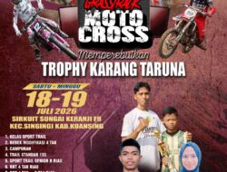Grasstrack Trophy Karang Taruna Desa Sungai Keranji 2026 Siap Digelar, Fatkhul Muin Ajak Masyarakat Ramaikan Event