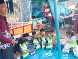 Berbagi Rezeki, Pasar Malam “Kembar Ria” Koto Baru Santuni Anak Yatim Piatu
