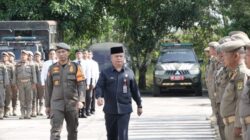Pemkab Kuansing menggelar apel pasukan, Matangkan pengamanan Festival pacu jalur 2026