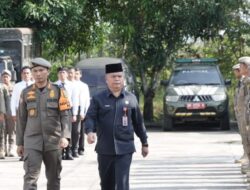 Pemkab Kuansing menggelar apel pasukan, Matangkan pengamanan Festival pacu jalur 2026