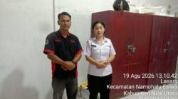 Titian Hulu Kasek SMK N.1 Namohalu Esiwa Kabupaten Nias Utara. Dana Bos Tidak Transparan.