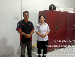 Titian Hulu Kasek SMK N.1 Namohalu Esiwa Kabupaten Nias Utara. Dana Bos Tidak Transparan.