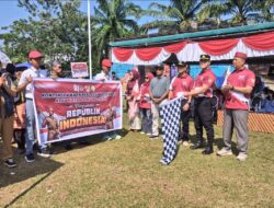 CAMAT SINGINGI HILIR IKUT MENARI, KARNAVAL HUT KE-81 RI BERLANGSUNG MERIAH